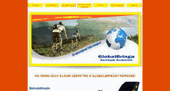 Desktop Screenshot of globalbringa.hu