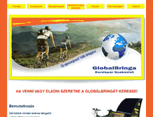 Tablet Screenshot of globalbringa.hu